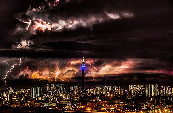 Photograph Alexius Van Der Westhuizen New Years Eve Lightning on One Eyeland